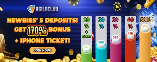 Newbies’ 5 Deposits: Get 170% Bonus + iPhone Ticket!